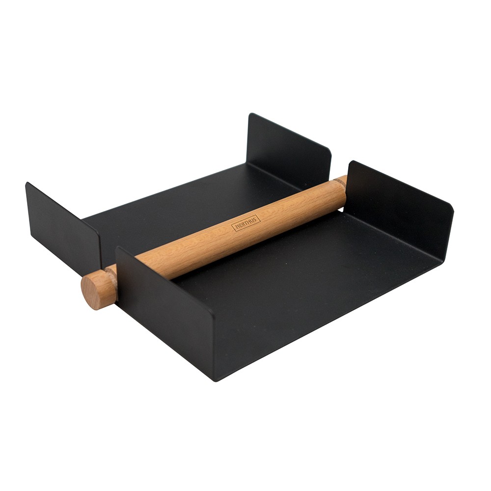 PORTA GUARDANAPOS INOX/BAMBOO